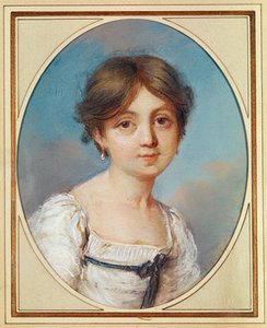 Amandine Aurore Lucile Dupin (1804-76) als Kind, ca. 1809 door Aurore Dupin de Francueil